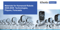『ヒューマノイドロボット用材料』の技術、有力企業、10年間の詳細予測を掲載した調査レポートの販売をIDTechExが開始しました。