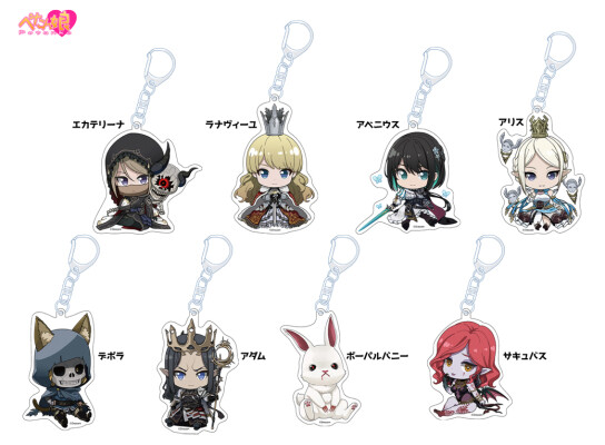「Wizardry Variants Daphne ぺたん娘アクリルキーホルダー」予約受付中！