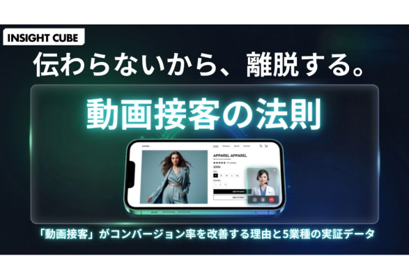 【グラッドキューブ】マーケティングメディア「 INSIGHT CUBE 」にて、「動画接客」で CVR を改善した5業種の実証デー…