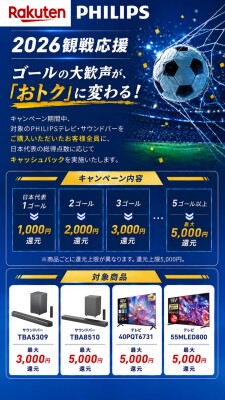 PHILIPS 2026観戦応援キャンペーン