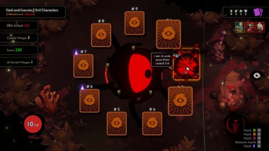 1人用の人狼系デッキ構築ローグライクゲーム 「Demon Bluff」、Steam Nextフェス向けにデモ版を配信