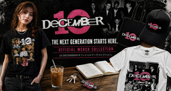 SUMMER SONIC 2026出演！ 世界中が大熱狂のUK発7人組「DECEMBER 10」公式グッズをPGSで発売