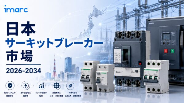 日本サーキットブレーカー市場は2034年までに米ドル 535.8 百万に達すると予測されており、2026年から2034年の期間に4…