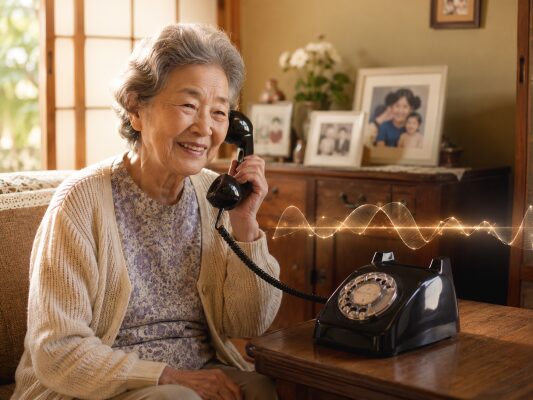 母への電話に出られなかった悔いから生まれた-昭和の黒電話が、最先端AIの話し相手になった。高齢者の「話す相手がいない」の悪循環を断…