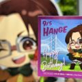 進撃の巨人 ハンジ・ゾエの誕生日を淡路島で祝おう！ TVアニメ『進撃の巨人』×ニジゲンノモリ コラボイベント 「ハンジバースデイ記念オリジナルステッカー」