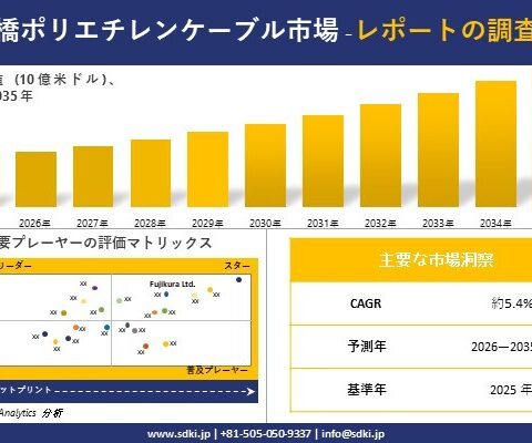 架橋ポリエチレンケーブル市場調査レポート – 世界市場規模、シェア、傾向の見通し、2026-2035年