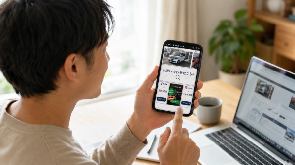 業者オークションの閲覧方法とは？ 一般の方でもLINEで毎日車両を確認できる「MKカーラボ」の新しい中古車探し