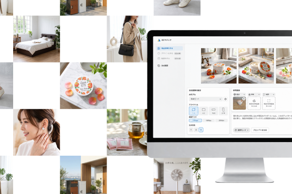 AIガチャに振り回されず、ねらい通りの画像ができる。”EC事業者のための” 画像生成AIサービス、「ECマ…
