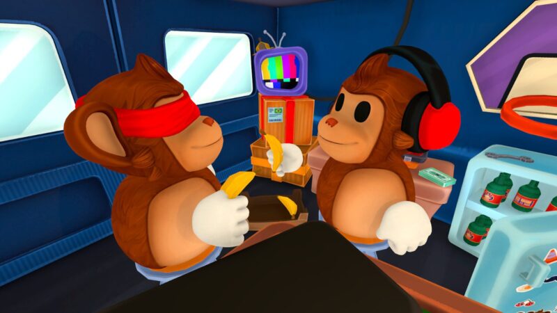 見ザル、聞かザル、言わザルの3匹で爆弾を解体するパーティゲーム「BOMBANANA!」が9月2日に発売決定。Steamで600万人がデモ版をプレイして話題に