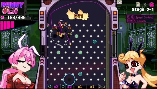 癖の強いバニーガールと闇のパチンコ勝負をするローグライトゲーム「High Roller Penny」が発表。Steamのストアページも公開