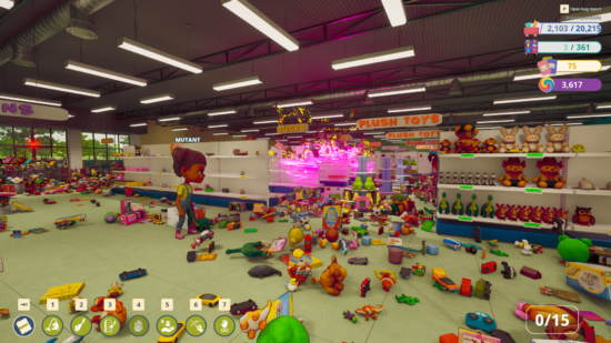 協力お片付けゲーム「みんなでおもちゃ屋おかたづけ！」のデモ版が配信開始！製品版では20000個のおもちゃが散乱予定
