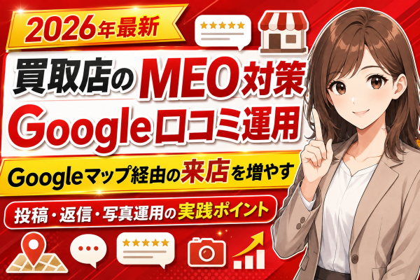 買取店のMEO対策とGoogle口コミ運用を調査！Googleマップ経由の来店を増やす投稿・返信のポイント──Googleビジネス…
