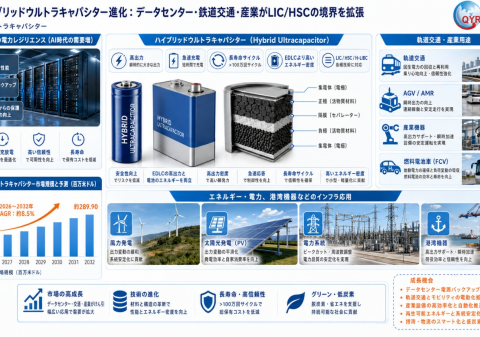 ハイブリッドウルトラキャパシター (HUC)業界動向：2026年の市場規模は178百万米ドル見込み