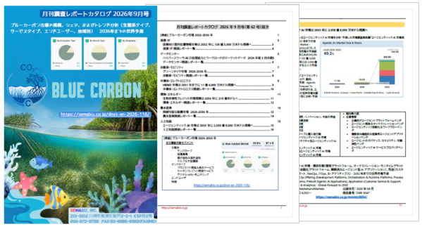 市場調査レポートの総合カタログ「月刊調査レポートカタログ」2026年9月号の配布を開始しました