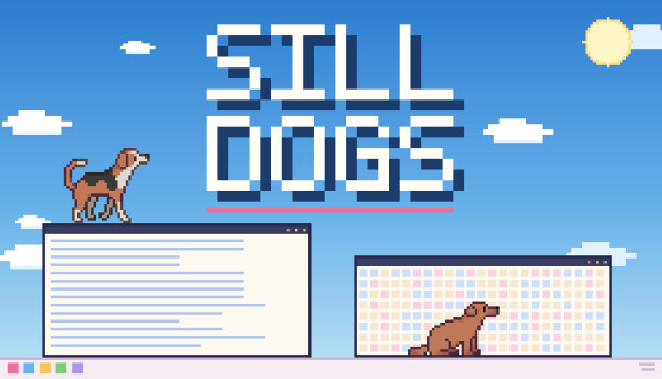 犬がパソコンにやって来る！デスクトップ常駐型ペットアプリ「Sill Dogs」がSteamで配信開始