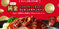 50万円相当 世界で1つの純金ハンバーグソースコイン当たる！10月1日よりキャンペーン開始 物価高でもおいしさ妥協なし 20年近くNo.1※ ハインツ「煮込みハンバーグソース」