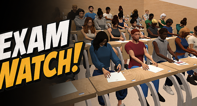 大学職員としてキャリアを築いていくシミュレーションゲーム「EXAM WATCH!」のストアページが公開。10月頃にデモ版配信予定