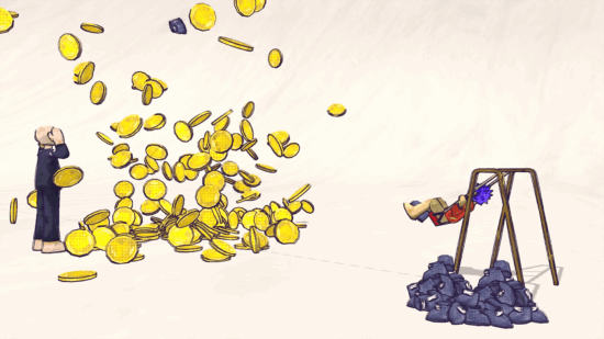 Destroy anything in your way! The physics puzzle ‘Shoe it All!’ where you swing on a swing and kick your shoes is now on sale