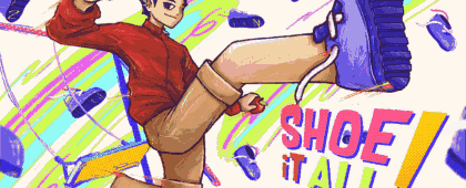 邪魔なものはぶっ壊せ！ブランコをこいで靴を蹴り飛ばす物理演算パズル「Shoe it All!」が発売開始
