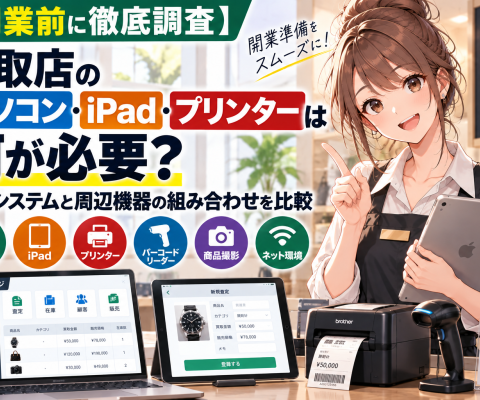 【2026年最新】買取店向け「買取コージ」、開業時のパソコン・iPad・プリンター準備ガイドを公開｜顧客入力・商品管理・帳票・ラベル運用を整理