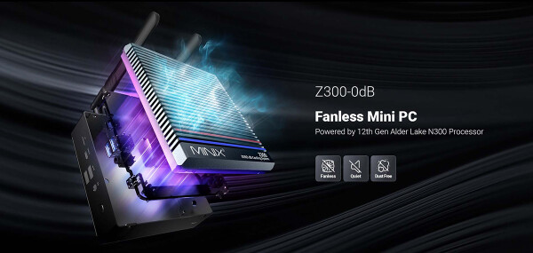 MINIX、Intel(R) CoreTM i3-N300搭載のファンレスミニPC「Z300」発売