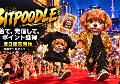 DIFINES、NFT付き限定Tシャツ「BitPoodle」を韓国から近日販売へ―K-POPタレントの着用や「Wear to Earn」による展開を計画