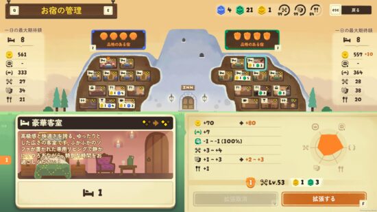 敵対するギルドを相手に二重営業する腹黒宿屋経営ゲーム「ダンジョン・イン」、正式版が発売開始!