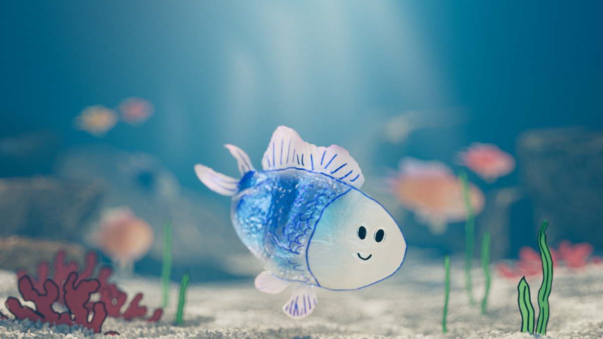 自分で描いた魚がそのまま泳ぎ出すお絵描き水槽シミュレーター「Drawquarium」が11月13日に発売！