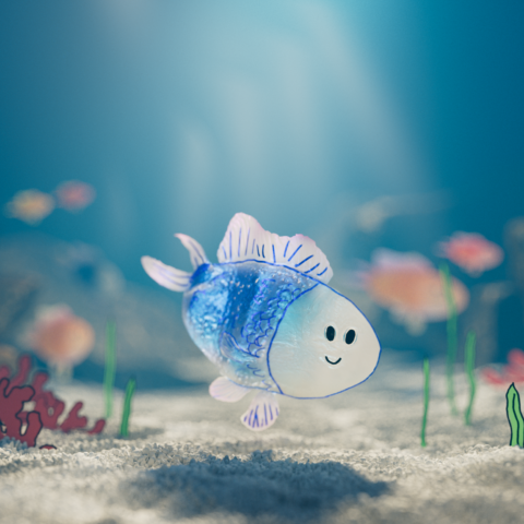 自分で描いた魚がそのまま泳ぎ出すお絵描き水槽シミュレーター「Drawquarium」が11月13日に発売！