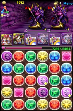 パズドラ　アンケートダンジョン　闇夜の剣上級8