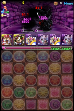 パズドラ　アンケートダンジョン　闇夜の剣上級2